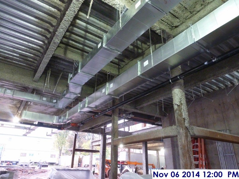 Duct work at the 1st (2) Floor Facing North (800x600)